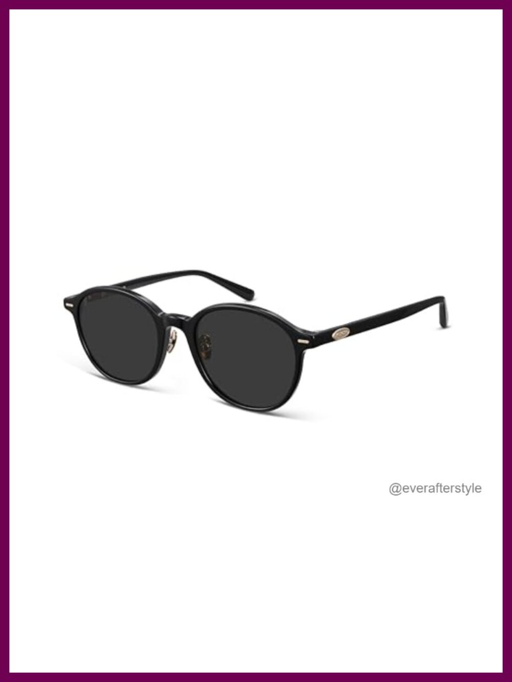 Round Square Sunglasses UV400 Protection Flexible Spring Hinge Lightweight